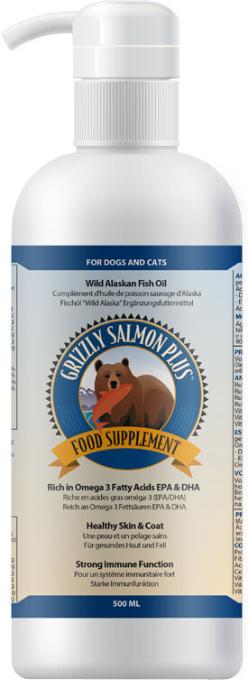 Pets Fitness Di Magistrelli Grizzly Salmon Plus Mangime Complementare Cani E Gatti 250ml