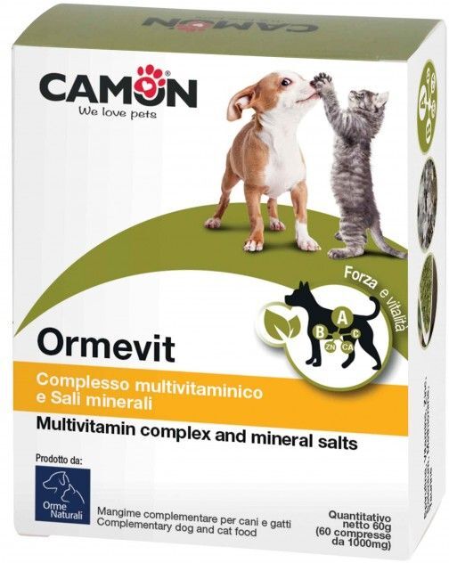 Camon spa Ormevit Integratore Cani E Gatti 60 Compresse