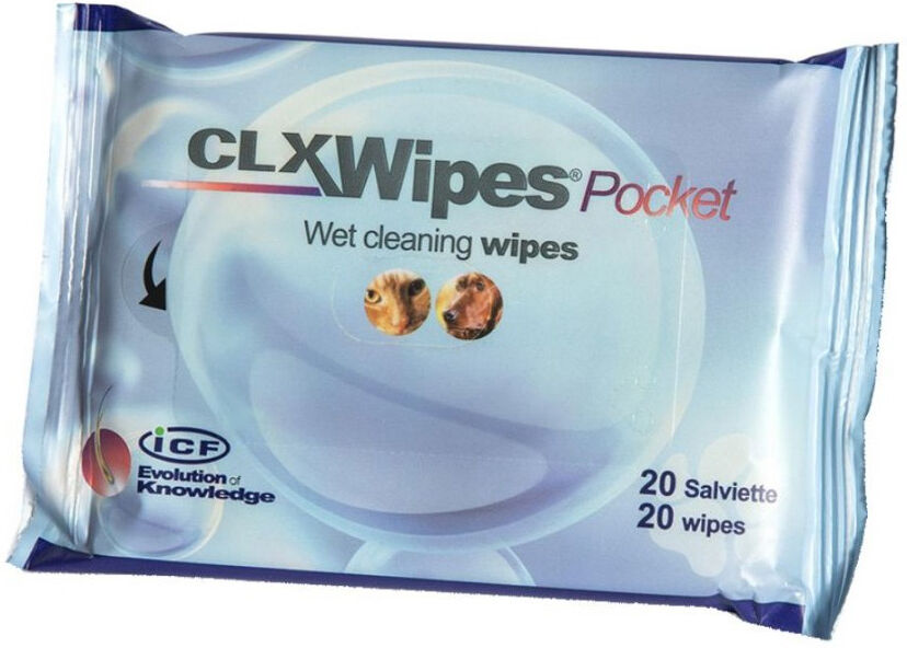 Clorexyderm Wipes Pocket Salviette Umidificate Cani E Gatti 20 Pezzi