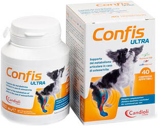 Candioli Confis Ultra Mangime Complementare Dietetico Per Cani Barattolo 40 Compresse