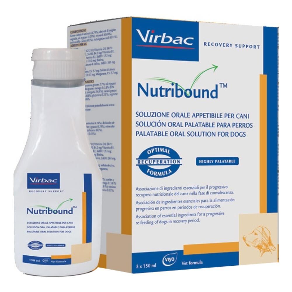 Vet Paraf Nutribound Cani 3flx150ml