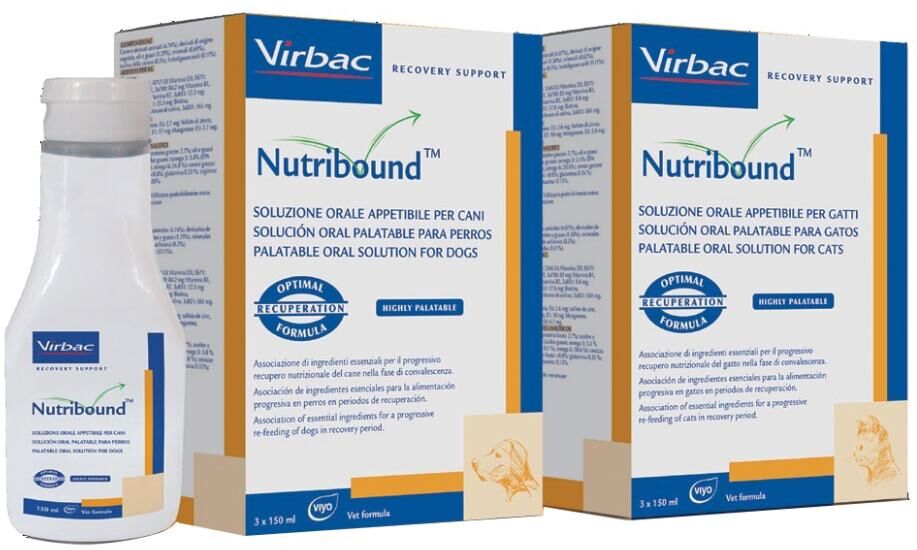 Virbac Srl Nutribound Gatti 3flx150ml