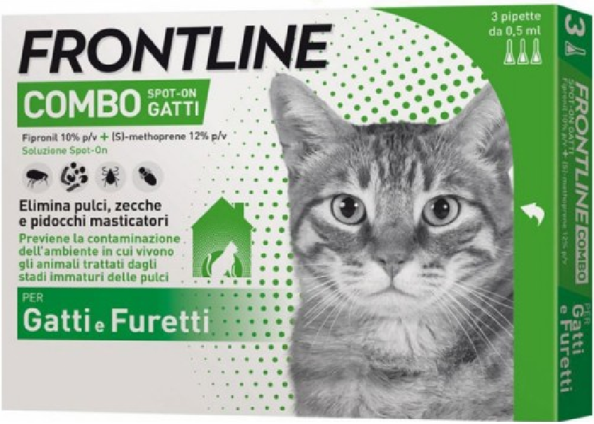 Merial Frontline combo spoton gatti 3 pipette