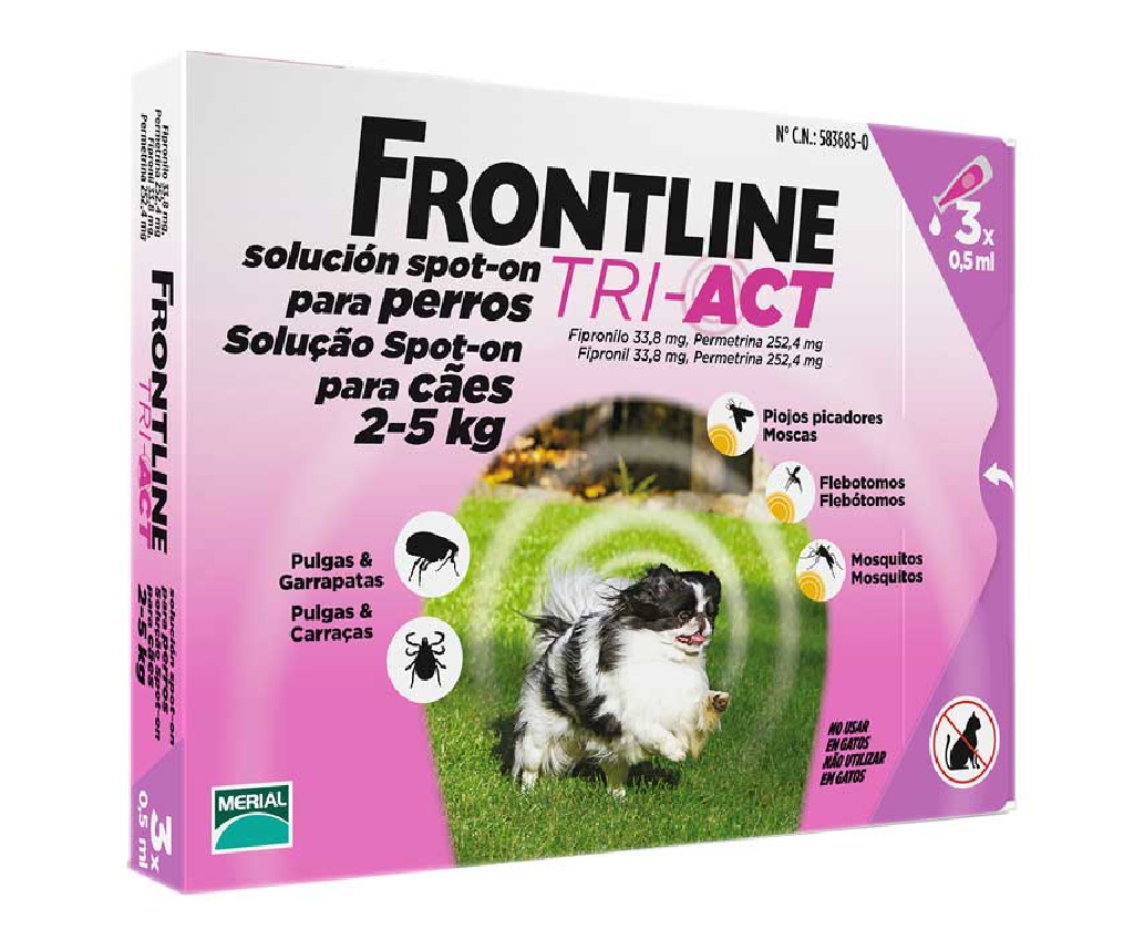 Merial Frontline tri act 3 pipette 0,5ml