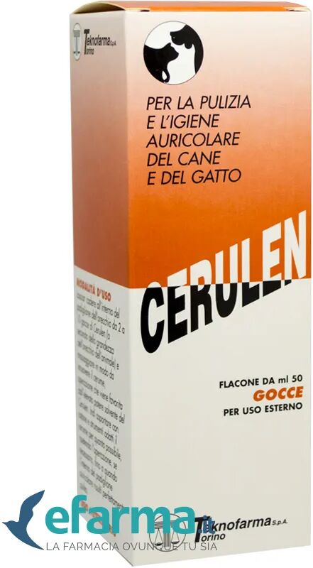 Teknofarma Cerulen Gocce Auricolari Cani e Gatti 50 Ml