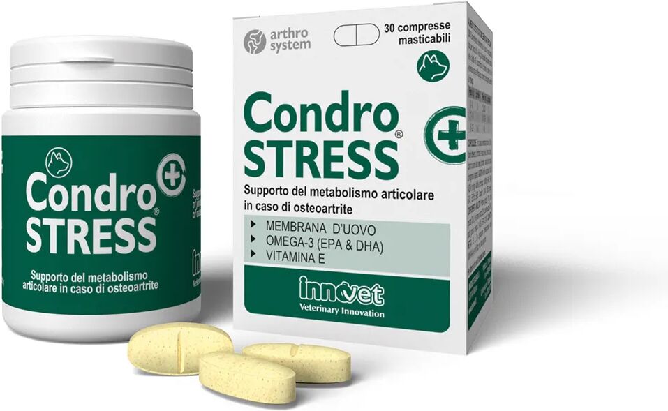 Innovet Condrostress+ Integratore Per Osteoartrite Cani 30 Compresse Masticabili