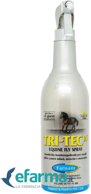 CHIFA Tri Tec 14 Insetticida Insettorepellente Spray Cavalli 600 ml