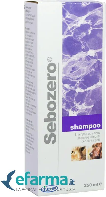 SEBO ZERO Icf Sebozero Shampoo Seboriequilibrante Cani E Gatti 250 ml