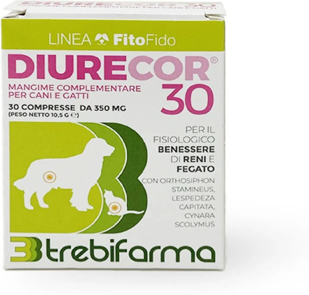 Trebifarma Diurecor Mangime Complementare Diuretico Cani E Gatti 30 Compresse