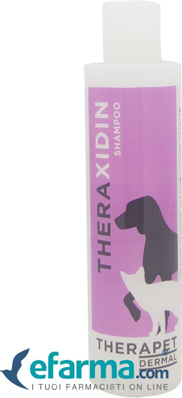 Theraxidin Shampoo Veterinario Per Cani E Gatti Infenzioni Cutanee 200 ml