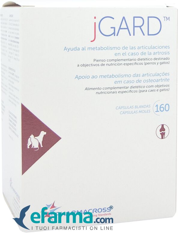 Pharmacross Jgard Integratore Per Animali 160 Perle