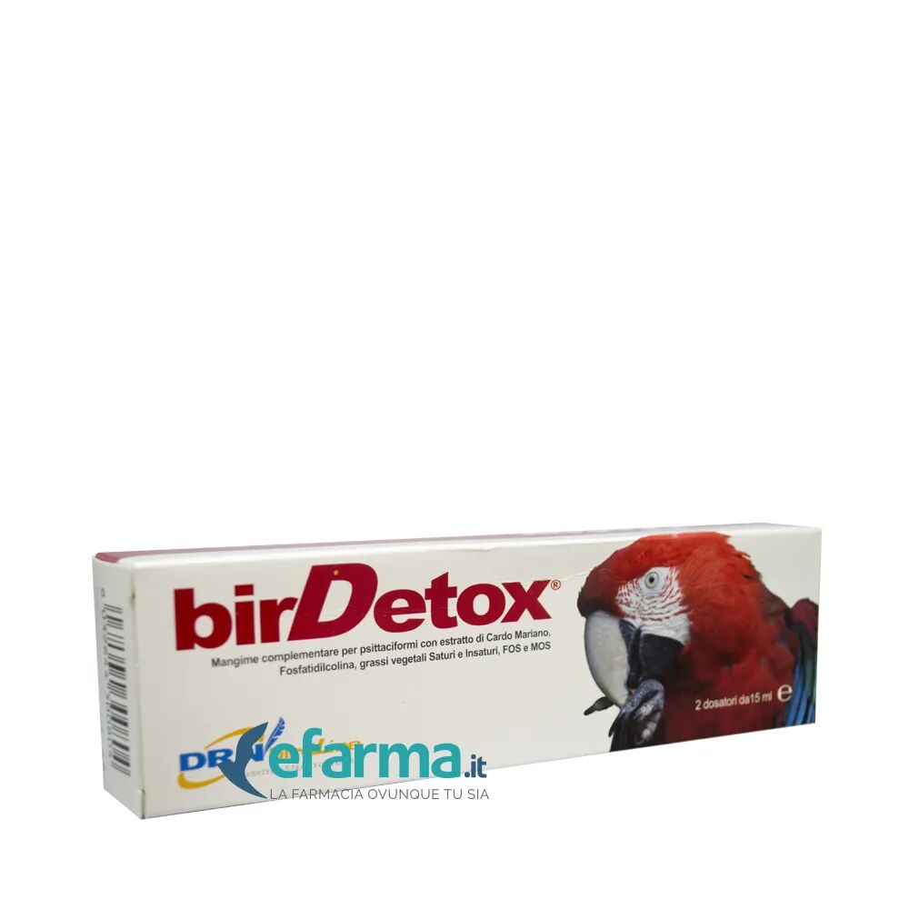 Drn Birdetox Integratore Epatico Uccelli 2 Siringhe da 15 Ml