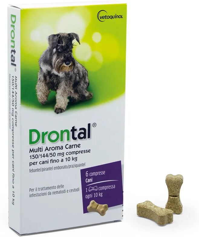 Drontal Multi Aroma Carne Per Cani 6 Compresse