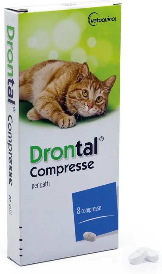 Drontal Gatto Contro le Infestazioni da Nematodi e Cestodi 8 Compresse