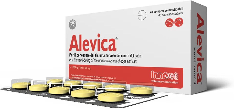 Innovet Alevica Integratore Veterinario Sistema Nervoso Cani e Gatti 40 compresse