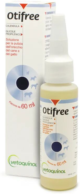 OTIFREE Soluzione Pulizia Auricolare Cani E Gatti 60 ml