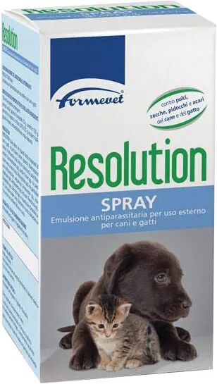 RESOLUTION Formevet Spray Disinfestante Cani e Gatti 250 ml