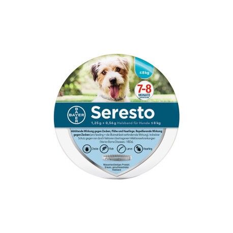 BAYER SPA Seresto 1,25 g collare antiparassitario 37 cm per cani 1-8 kg