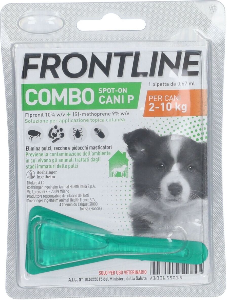 FRONTLINE Combo Soluzione Spot-On Cani Taglia Piccola 2-10 kg 1 Pipetta Monodose