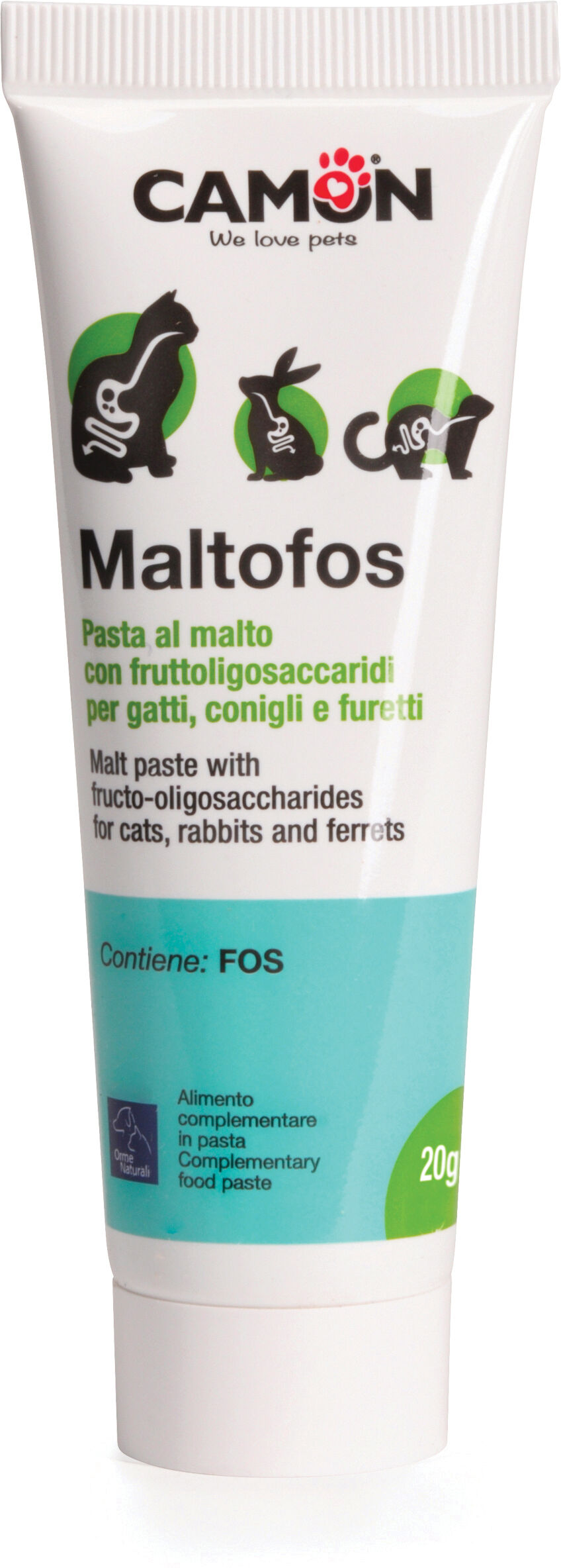 CAMON SpA Orme naturali maltofos pasta al malto per gatti 20g