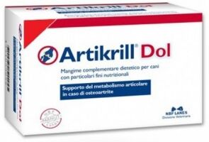 N.B.F. Lanes Artikrill Dol 30 perle Integratore per Osteoartrite e Infiammazioni per Cane