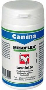 Canina Pharma Mesoflex Junior 120 tavolette - Alimento complementare per cani per tendini lega