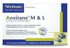 Virbac Anxitane M/l Suppl Nutr 30cpr