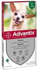 Bayer Advantix Spot On Cani Fino 4 KG 4 Pipette