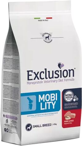 EXCLUSION Cane Monoprotein Veterinay Diet Mobility Adulto Medium&Large; Maiale&Riso; 2 kg 2.00 kg