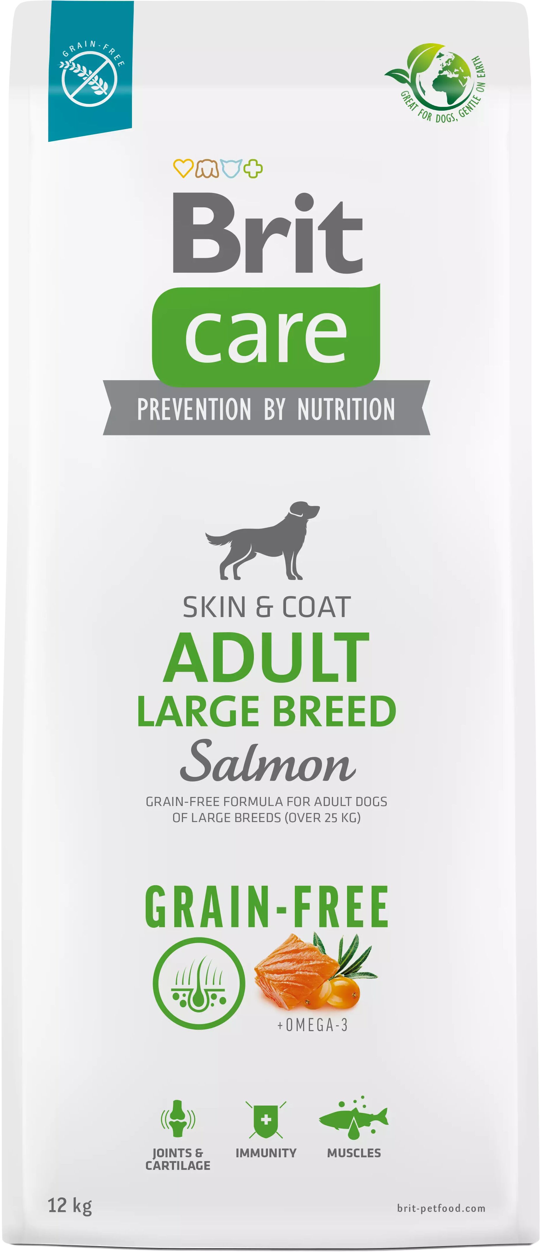 Brit Care Grain Free cane adulto Large Breed Salmone 12 Kg 12.00 kg