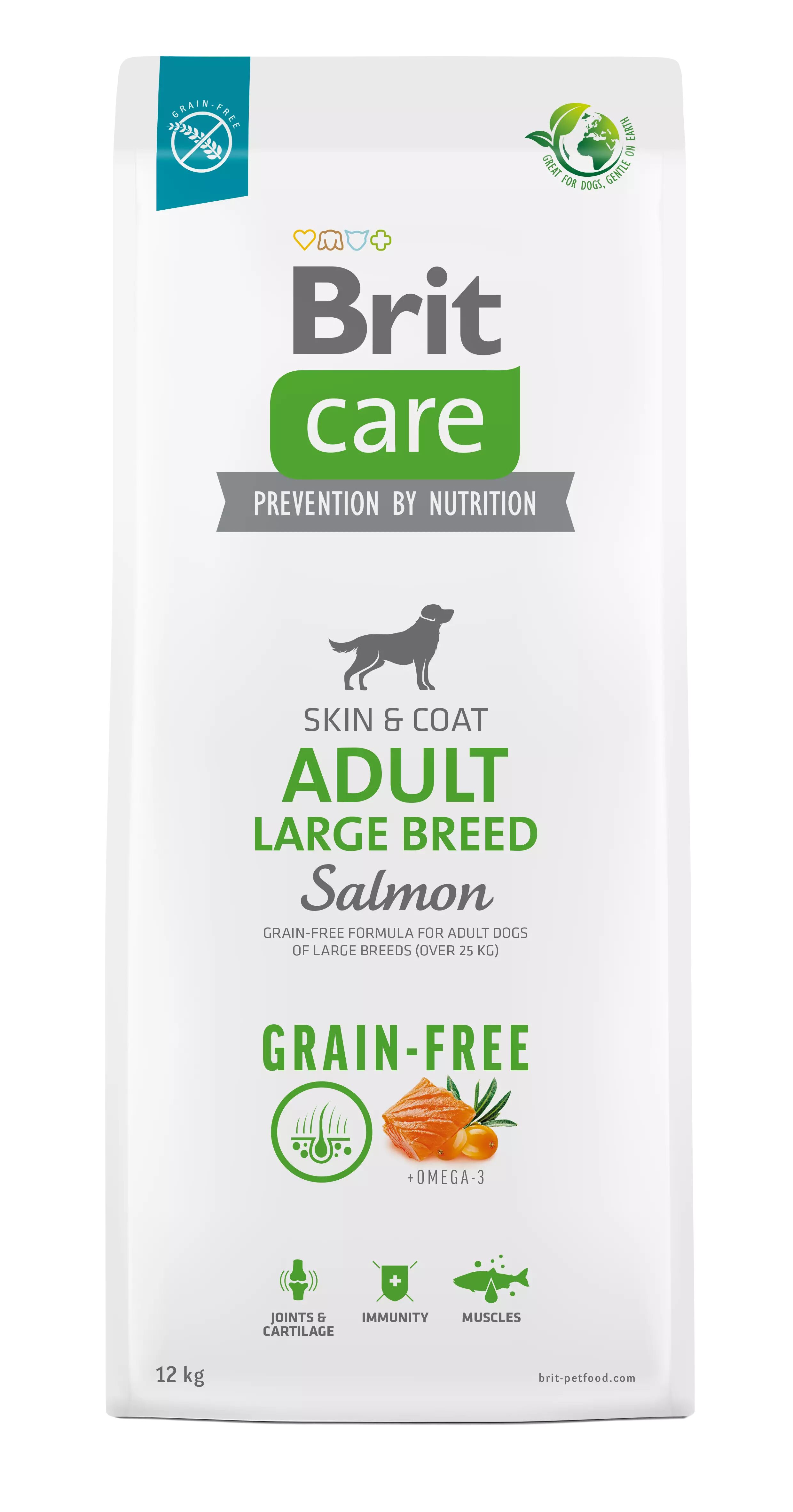 Brit Care Grain Free cane adulto Large Breed Salmone 12 Kg 12.00 kg