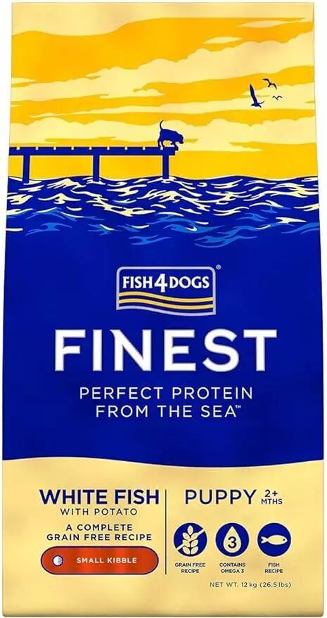 Fish4Dogs Cane Puppy Finest Pesce Bianco Small 12kg 12.00 kg