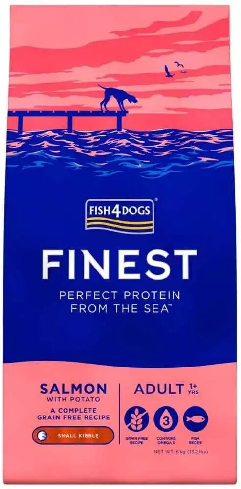 Fish4Dogs Cane Adulto Finest Salmone Small 6kg 6.00 kg