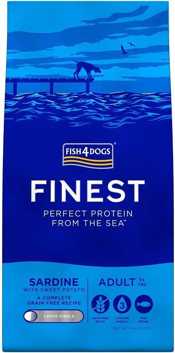 Fish4Dogs Cane Adulto Finest Sardine Large 6kg 6.00 kg