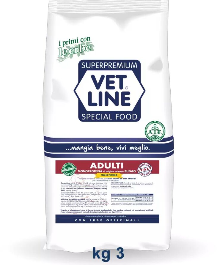 Vetline Cane Adulto Mini Bufalo 3 Kg 3.20 kg