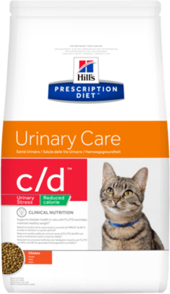 Hill'S Hill'S Prescription Diet C/d Urinary Stress Reduced Calorie Alimento Per Gatti Al Pollo 1,5kg