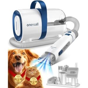 oneisall Cortapelos para perros de bajo ruido, 2 velocidades, silencioso,  recargable, inalámbrico, para perros pequeños y grandes, gatos, animales