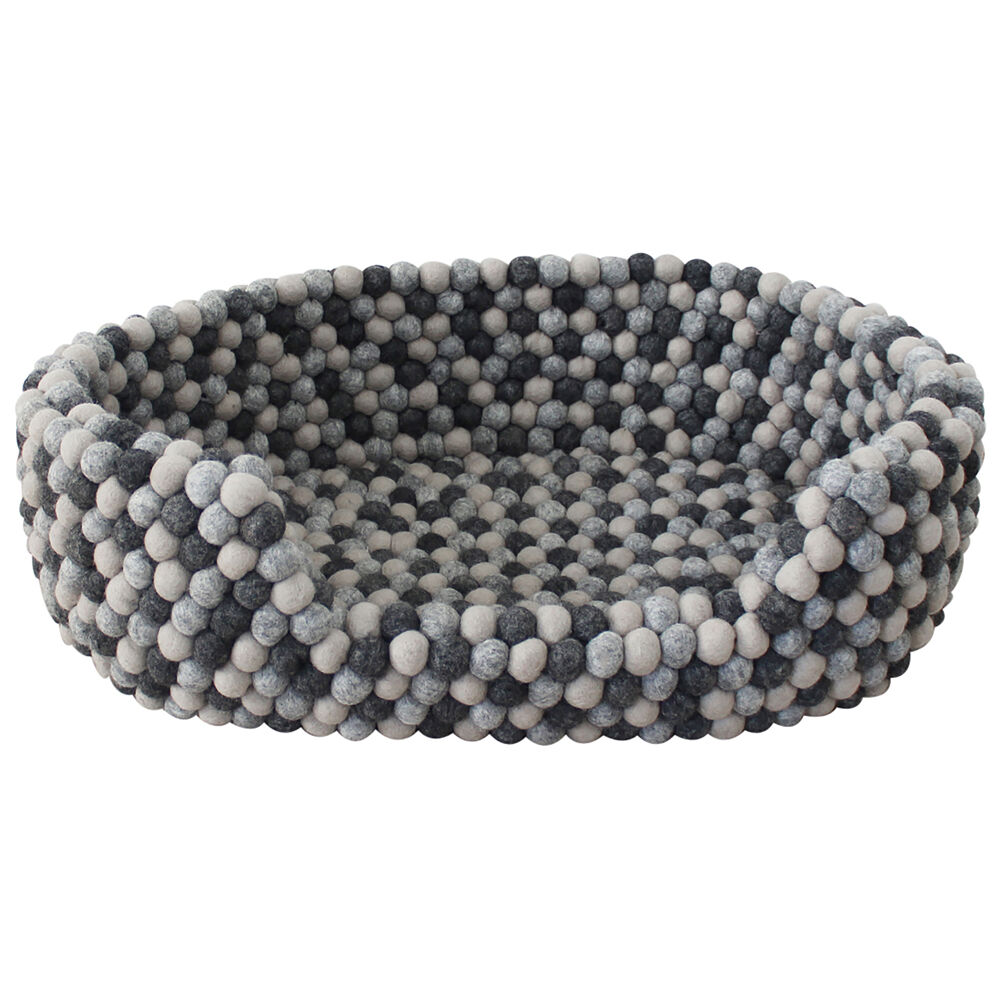 WOOLDOT Hondenbed Pet Basket, grijs-creme, Maat: 3