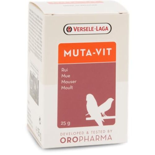 Versele-laga Oropharma MUTA-VIT   25 g   Multivitaminesupplement voor vogels in poedervorm   ter ondersteuning van de muis   mix van vitaminen, aminozuren en sporenelementen