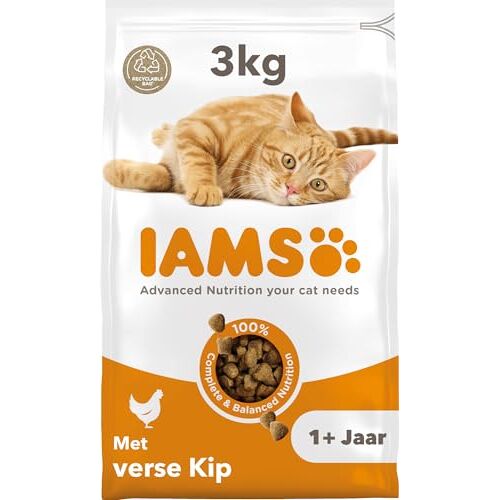 IAMS for Vitality Droogvoer voor katten van 1-6 jaar, 3 kg (1 stuk)