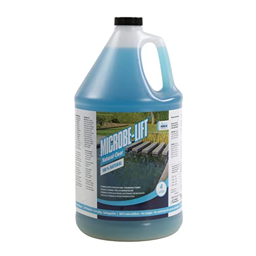 AquaForte Microbe-Lift Natural-Clear 4 L, speciaal geschikt voor vijvers, voor het afbreken van afval (bijvoorbeeld dierlijk en organisch afval en zonnecrème)