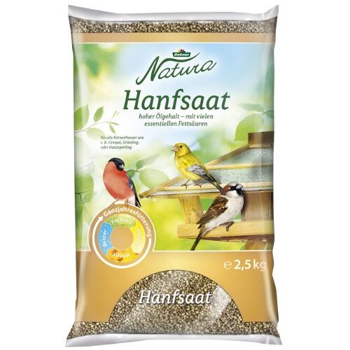 Dehner Natura wildvogelvoer, hennepzaad, 2,5 kg