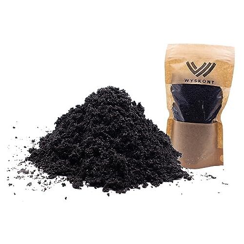 WYSKONT Aquarium grind zwart aquariumzandgrind 2 kg 0,6 1,2 mm aquarium grind aquarium decoratie aquarium bodem kwartszand aquariumdecoratie