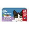 Felix pouch original in gelei mix box rund / kip / tonijn / zalm (44X85 GR)