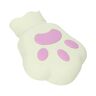 BROLEO Bear Paw Hot Water Bag Dual-purpose Siliconen Warmwaterkruik Home Discomfort Relief (Bleek geel)