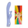 PureVibe ® LELA Tarzan Rabbit Vibrator Clitoris & G-spot Stimulator Bunny Fluisterstil & Discreet (Licht paars)