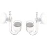 CENPEK 2Pcs Stuifmeel Glas CO2 Diffuser met Bubble Teller voor Aquarium Geplant Tank