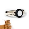 LucyBalu ® DORI AirTag Kattenhalsband van nylon   Halsband Kat Airtag   Katten Halsband Airtag   Kattenhalsband met Veiligheidssluiting   Halsband Airtag   Katten Halsband met GPS   Zand