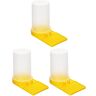 QWORK ® 3 Pack Bee Waterer, Bee Water Feeder Bee Entree Feeder Vloeibaar Voedersysteem Water Dispenser Plastic