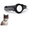 LucyBalu ® DORI AirTag Kattenhalsband van nylon   Halsband Kat Airtag   Katten Halsband Airtag   Kattenhalsband met Veiligheidssluiting   Halsband Airtag   Katten Halsband met GPS   Antraciet